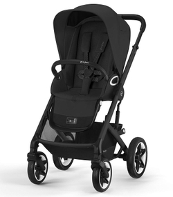 Коляска 2 в 1 Cybex Talos S Lux BLK Moon Black с дождевиком прогулочного блока