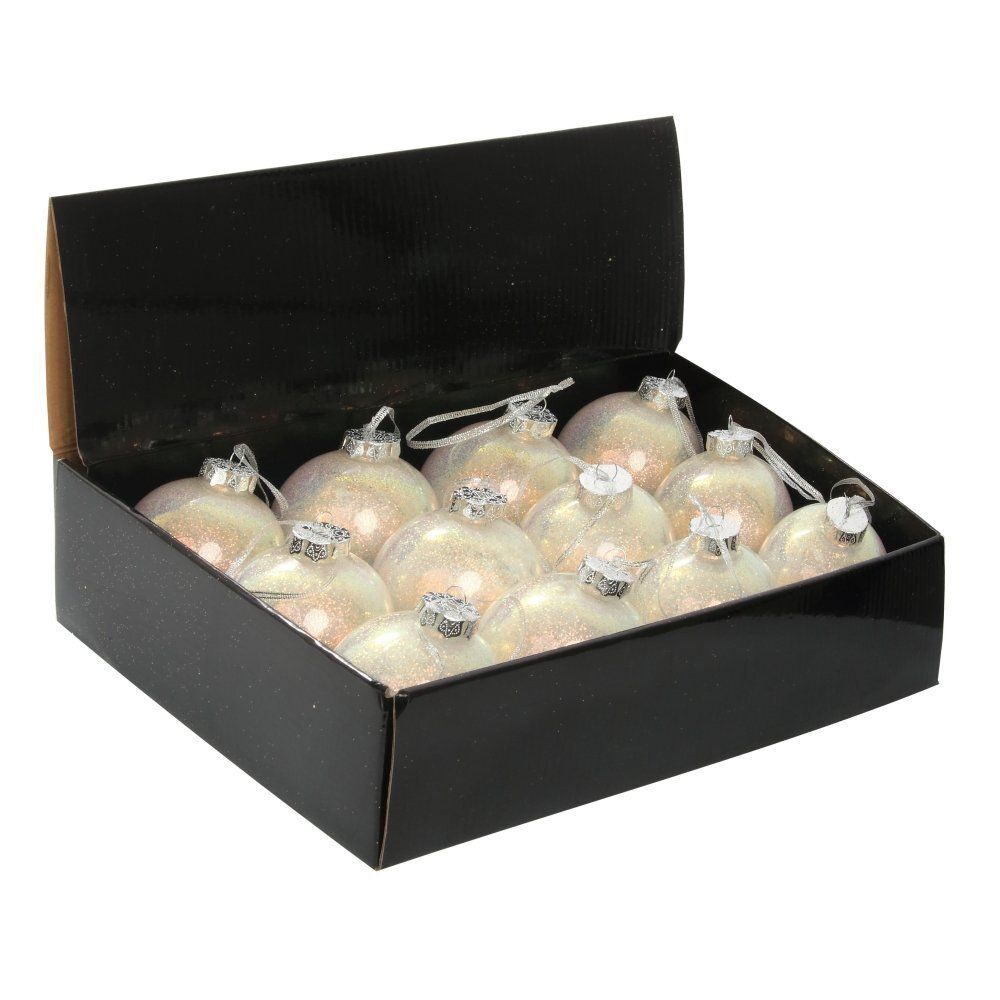 GAEM Набор из 12шт Украшение новогоднее Шар "Лунный свет", D 8 см, L35 W27 H9 см