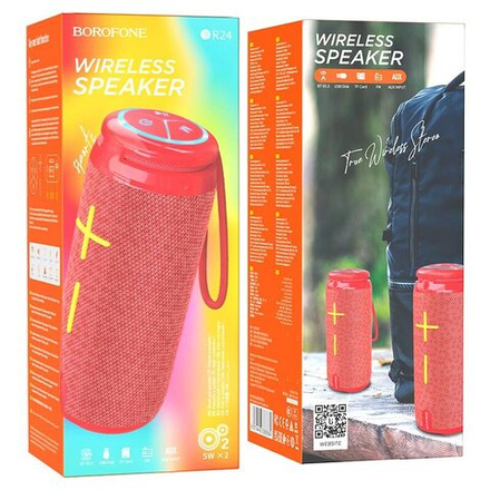 Колонка - Bluetooth BOROFONE BR24 (красный)