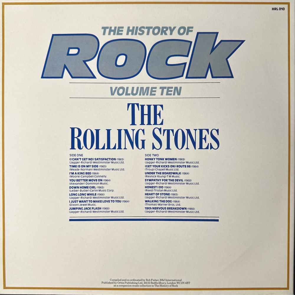 The History Of Rock 10 (Англия 1982г.)