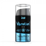 Intt Vibration Ice - Жидкий интимный гель с эффектом вибрации 15 мл.
