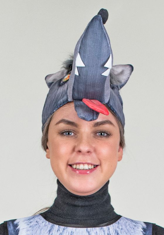 Шапка маска Волк для взрослого_3