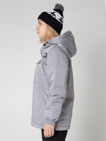 Анорак женский зимний Город Горький светло-серый