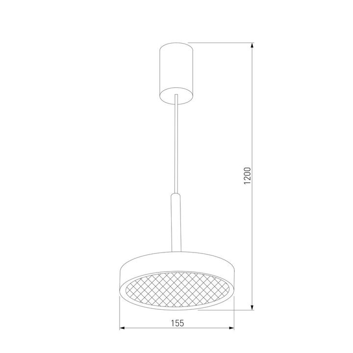 Подвесной светодиодный светильник Elektrostandard Plate 50260 LED a065413