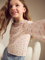 Лонглив для девочки Next AN5-294, Белый, Розовый