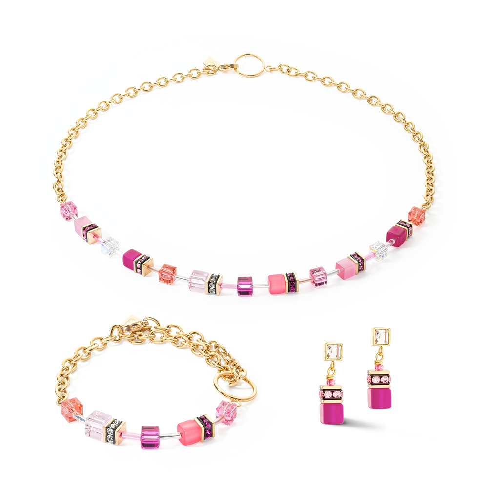 Серьги Coeur de Lion Pink-Gold 3038/21-0416