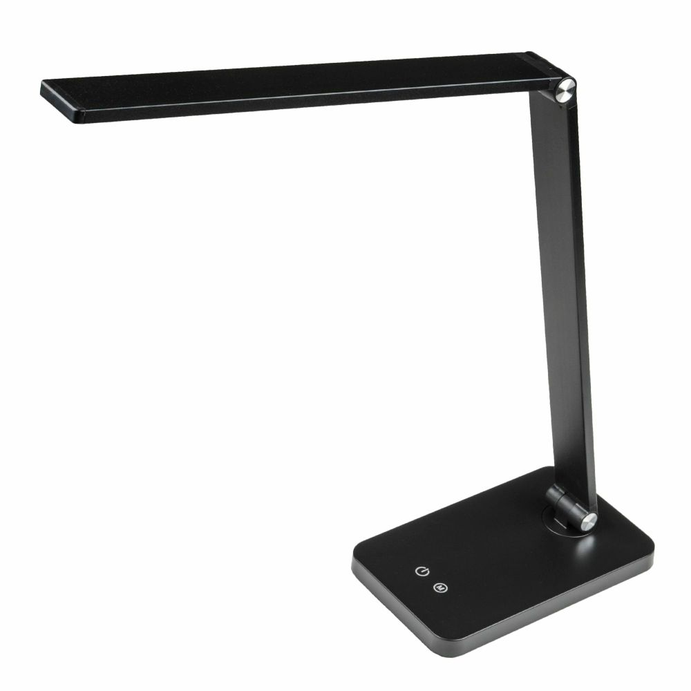 TLD-571 Black/LED/400Lm/4500K/Dimmer Светильник настольный, 8W. Сенсорный выключатель. Черный. TM Uniel