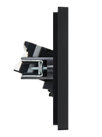 FORTE&PIANO Розетка компьютерная двойная RJ45 кат.5E FP133 черный IEK