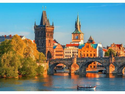 Картина по номерам 22х30см. "Карлов мост летним вечером" 16цв. (Арт. Х-3989)