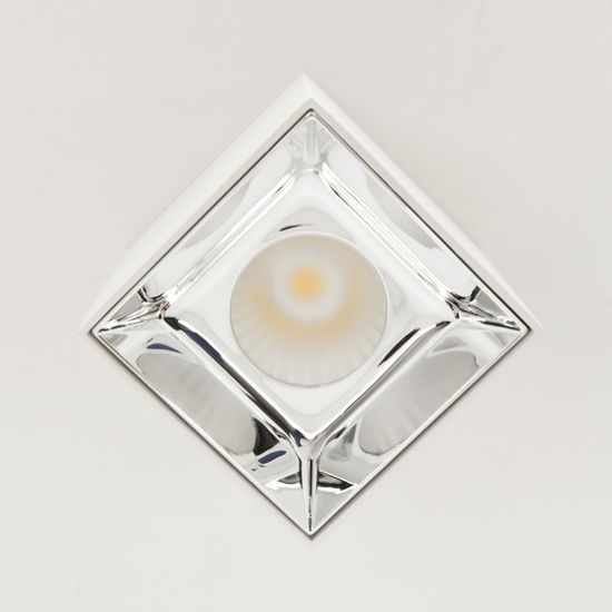 CL7440202 Старк Белый+Хром Св-к Потол. 12W*3500K