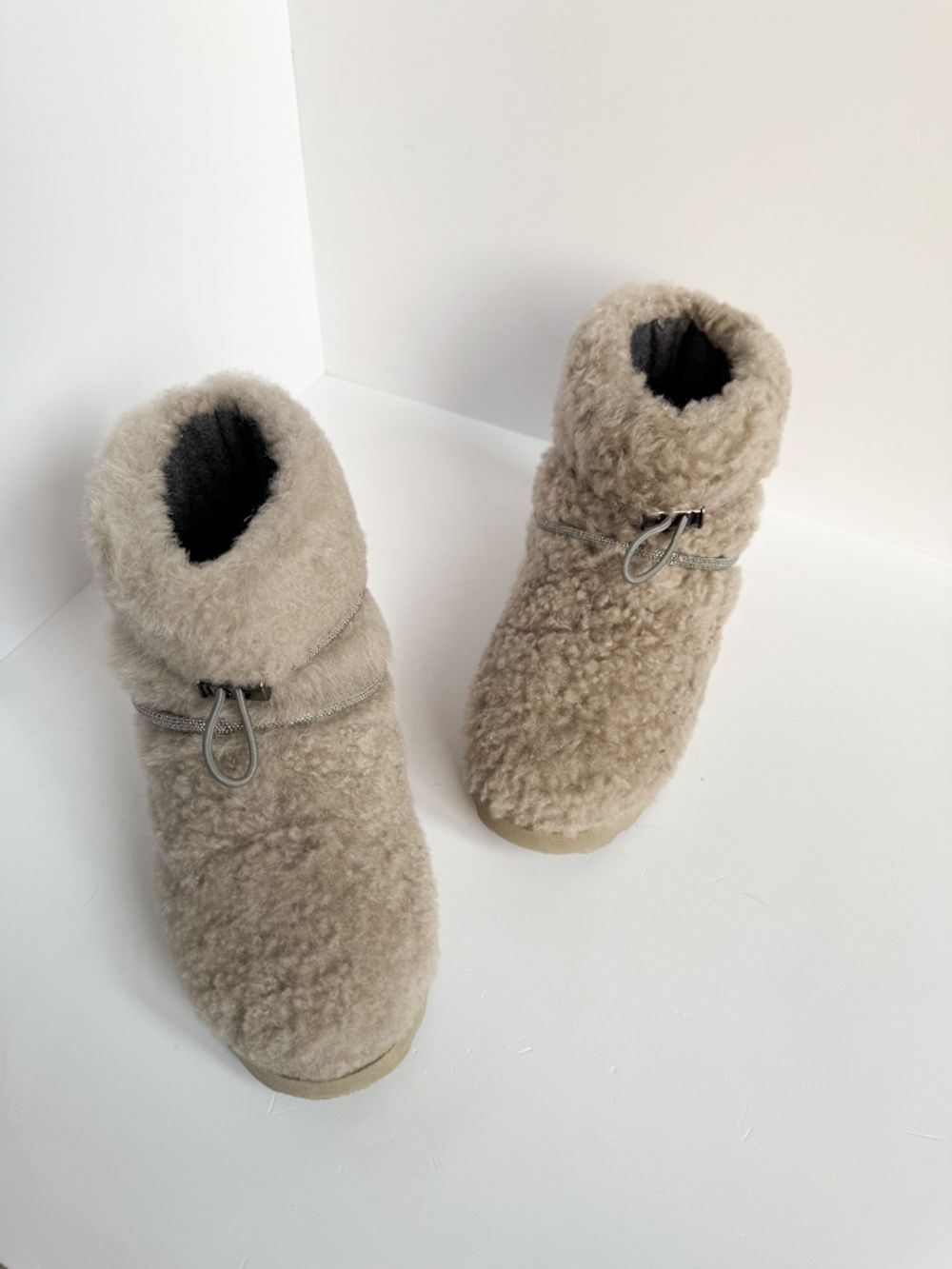 Комбинированные ботинки Brunello Cucinelli, 33