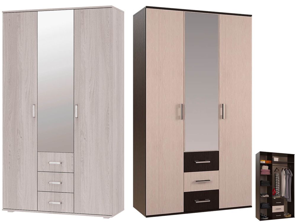 Стенка Белла шкаф 3-х ств.