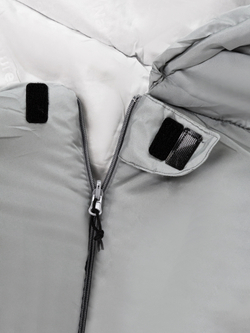 Спальный мешок Naturehike M300 с капюшоном,молния слева, серый (CNK2350WS023)