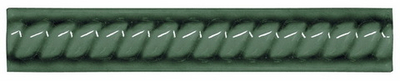 Бордюры ADEX MODERNISTA Trenza PB C/C Verde Oscuro
