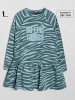 Платье для девочки с длинным рукавом