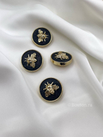Пуговицы Гучч. пчела черные