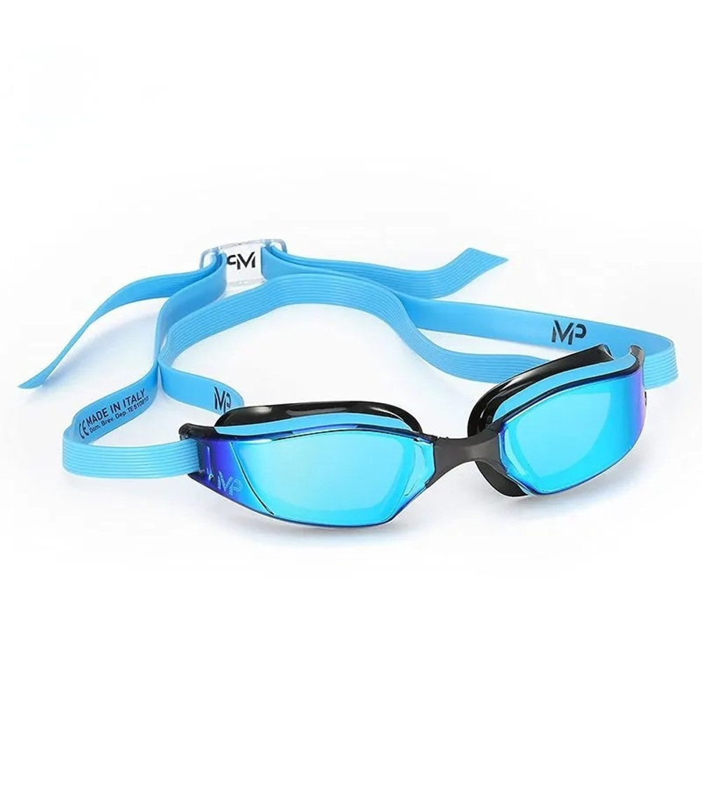 Очки для плавания MP Michael Phelps XCEED Titanium Mirror зеркальные линзы
