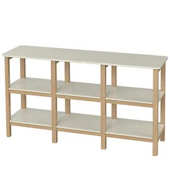 Стеллаж Classic низкий (молочный)