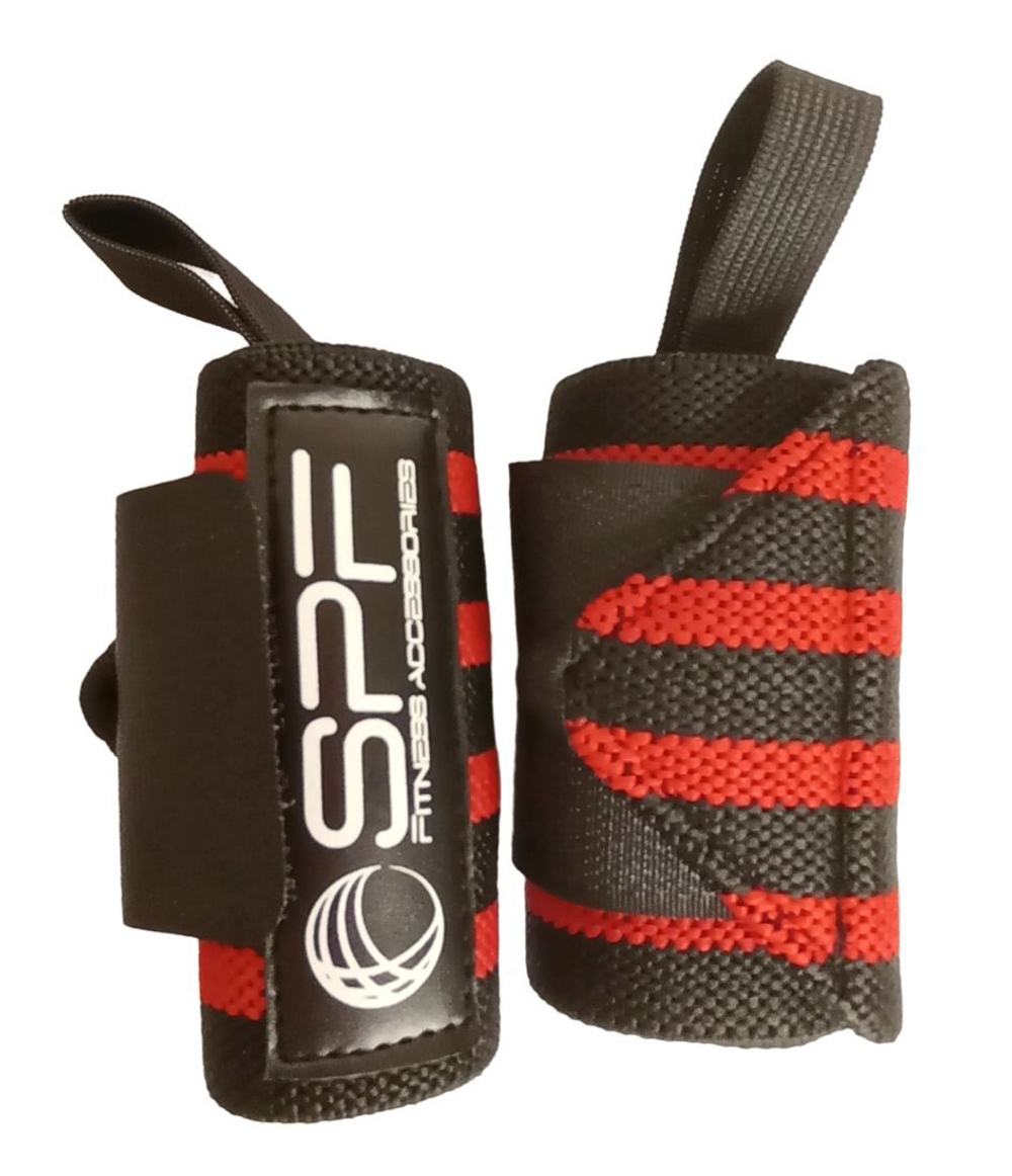 Бинты спортивные, кистевые бинты для жима, напульсники для тяжелой атлетики, жесткость -Средняя, комплект  30 см *2 шт