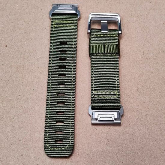 Ремешок тактический Tactix 22 мм. для Garmin Fenix 7 / 6 / 5, Forerunner 935 / 945 / 955, instinct, instinct 2, Epix Gen 2  нейлоновый быстросъемный на застежке