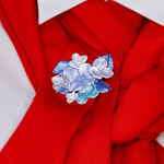 Брошь Shadore Фиалки XZ1498.21 BL/S