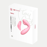 Розовый вибратор 13см с вакуумной стимуляцией и пультом ДУ BeYourLover Tara Pink TW05R