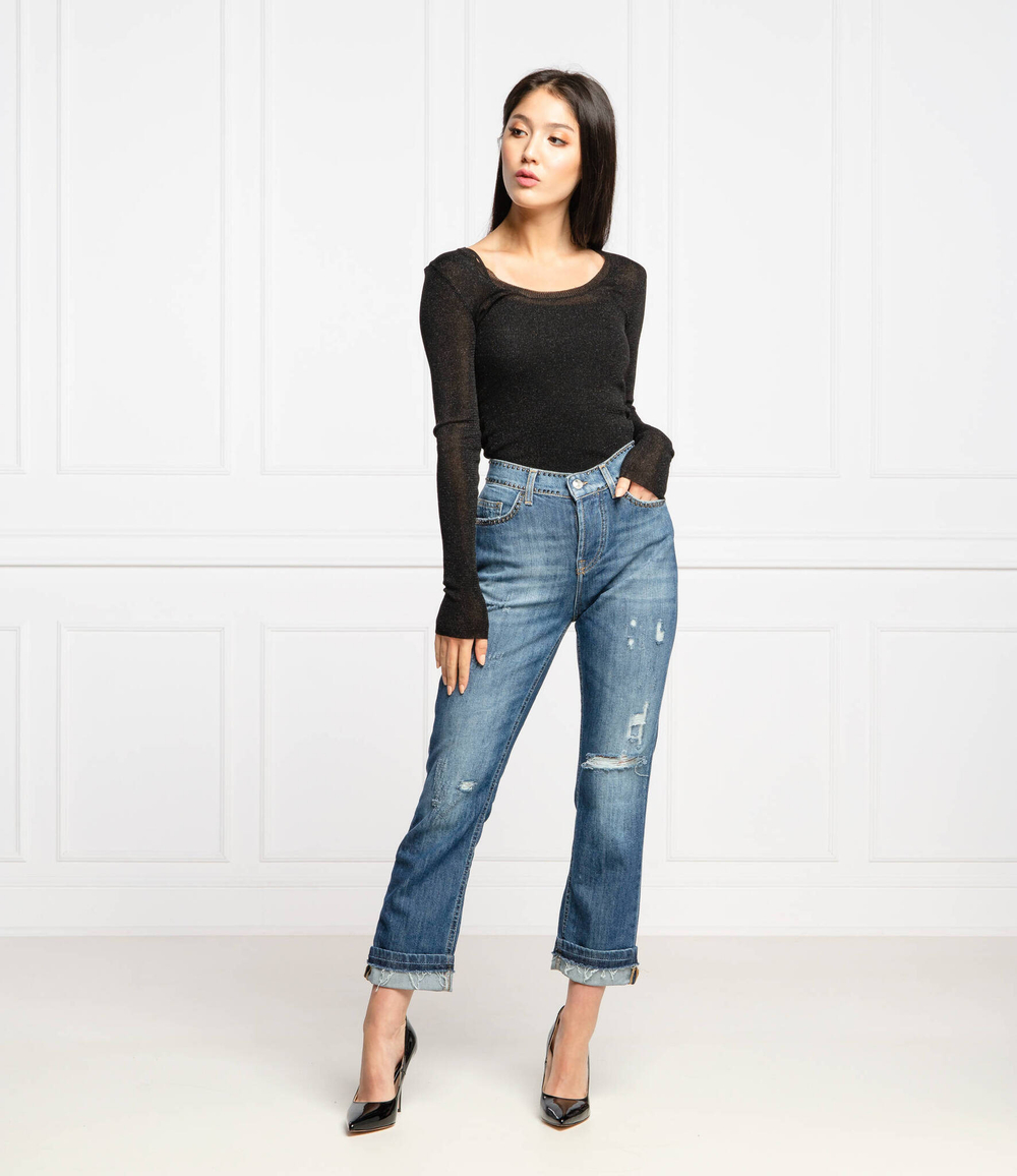 джинсы boy lapel Liu Jo - голубой(UF0074 D4505)