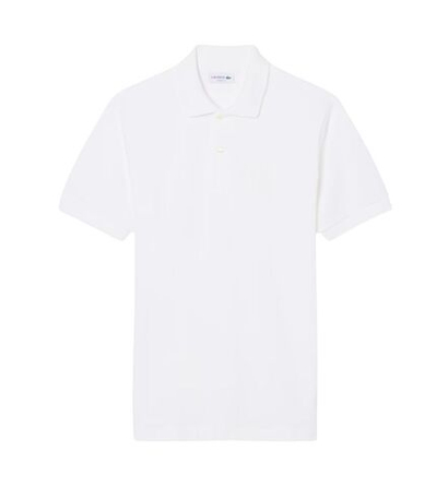 Теннисное поло Lacoste Classic Fit Embroidery Detail Petit Piqu_ - white