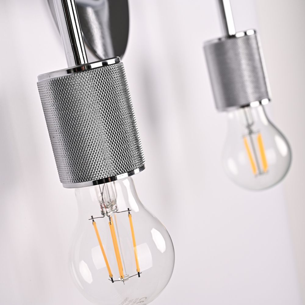 Бра Rh Utilitaire Double Sconce Silver By Imperiumloft