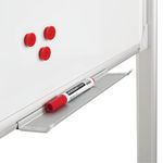 Доска магнитно-маркерная НА СТЕНДЕ 90x120 см, 2-сторонняя, 2х3 OFFICE, (Польша), TDS129