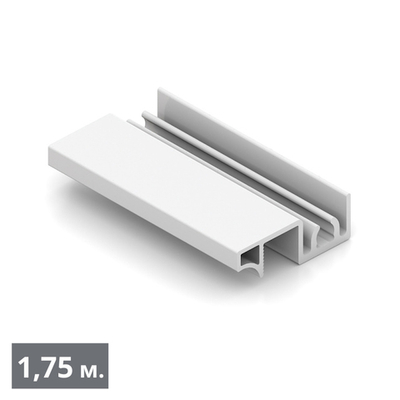SLIMLINE Рамка верхняя узкая (1,75 м) белый глянец (RAL) (AV0588) Aristo (Акция)