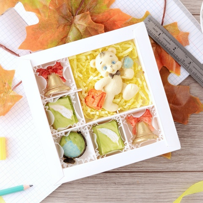 Набор из шоколада "Школьник" / Шоколад ручной работы