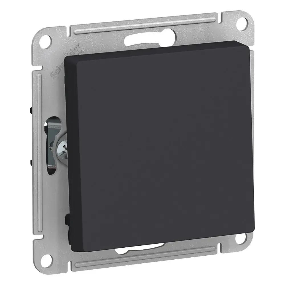 ATLASDESIGN 1-клавишный ПЕРЕКРЕСТНЫЙ ПЕРЕКЛЮЧАТЕЛЬ, сх.7, 10АХ, механизм, КАРБОН