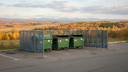 Ограждение для контейнеров SK00111