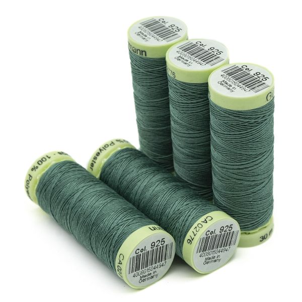 Нитки отделочные Gutermann Top Stitch 30 (30 метров), 5 кат. | 925 изумрудный