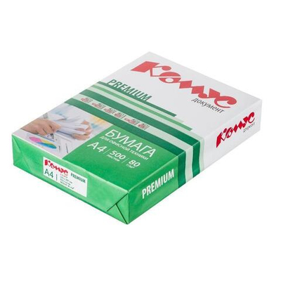 Бумага для офисной техники Комус Документ Premium (А4, марка A, 80 г/кв.м, 500 листов)