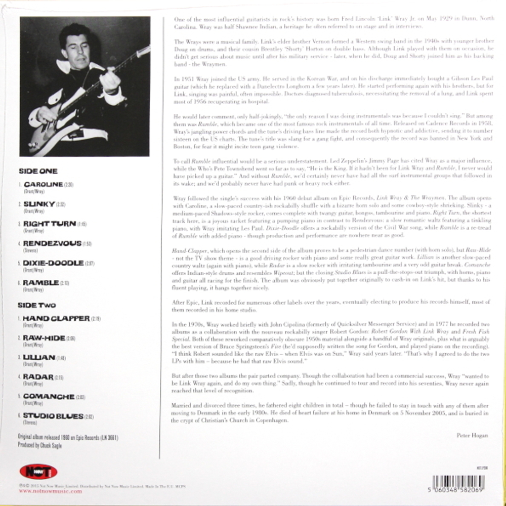 Link Wray And The Wraymen / Link Wray And The Wraymen (LP)