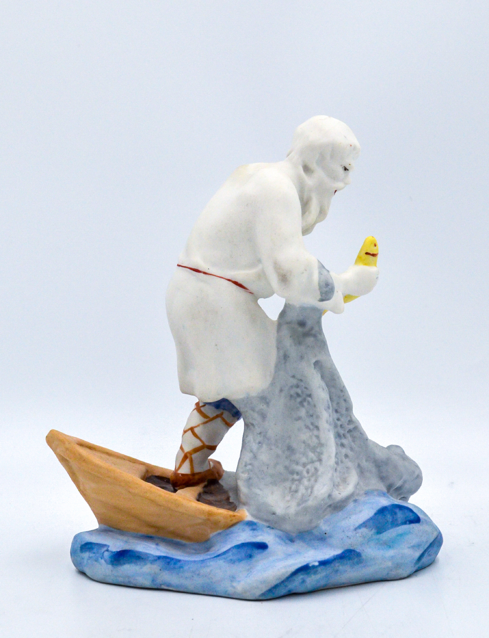 Сказки о рыбаке и рыбке. Редкая статуэтка по мотивам А.С. Пушкина. П Производство Артель. 1945