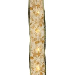 Светодиодная новогодняя гирлянда ЭРА ENIN-30W нить Лента декоративная теплый свет 3 м 30 microled IP20 | Гирлянды