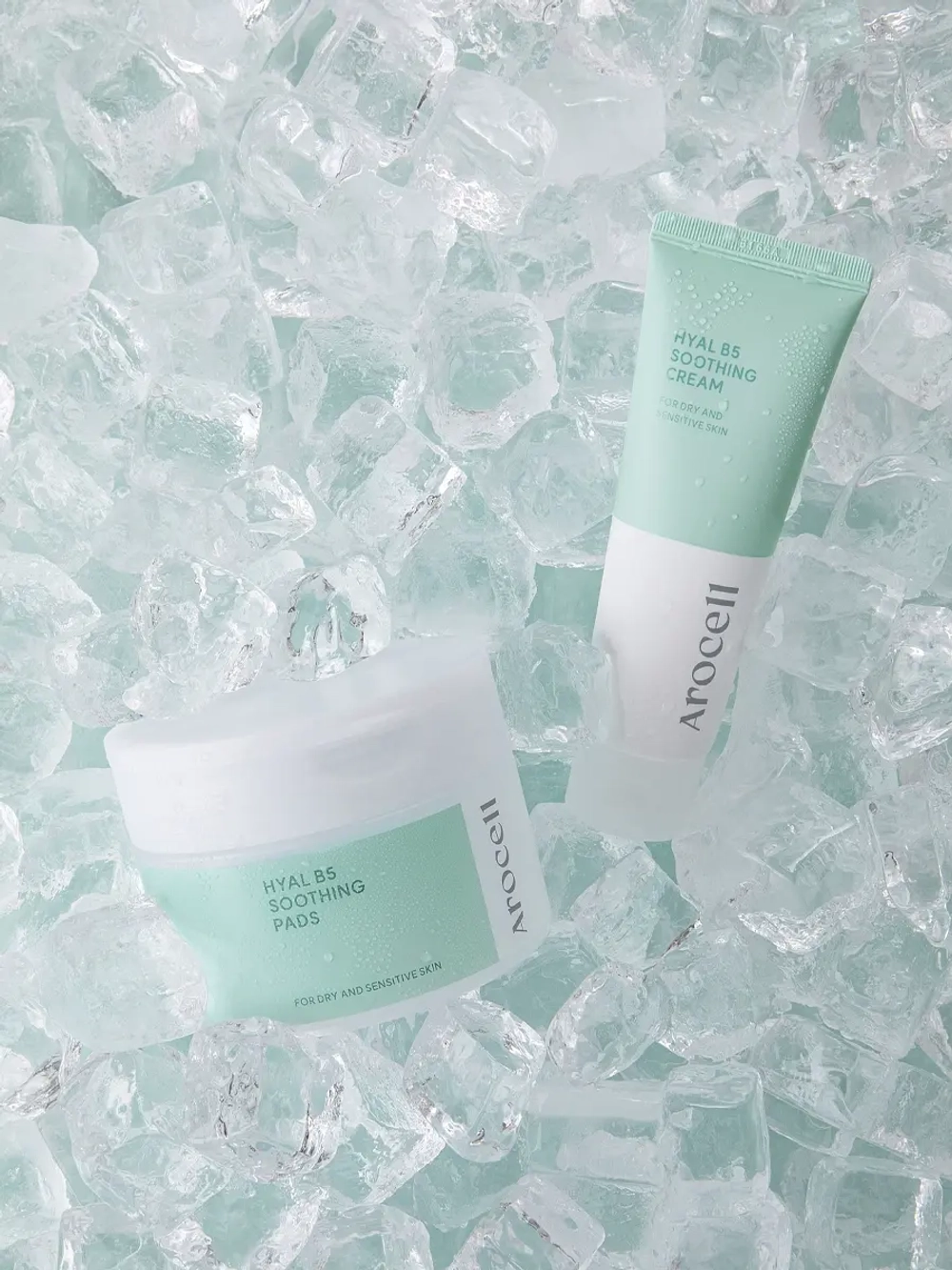 Arocell Охлаждающие успокаивающие пэды с гиалуроновой кислотой Hyal B5 Soothing Pads 70 шт