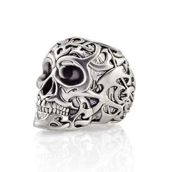 Бусина Череп Polynesian Tribal skull