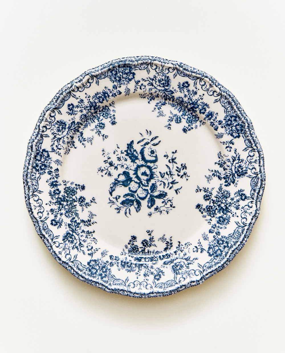 Zara Home тарелка десертная из фаянса, цвет синий, 21.5 см · 2460/202