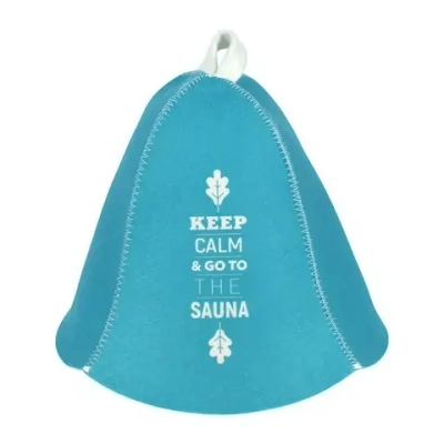 Шапка для бани и сауны «Keep calm» «Банные штучки», войлок