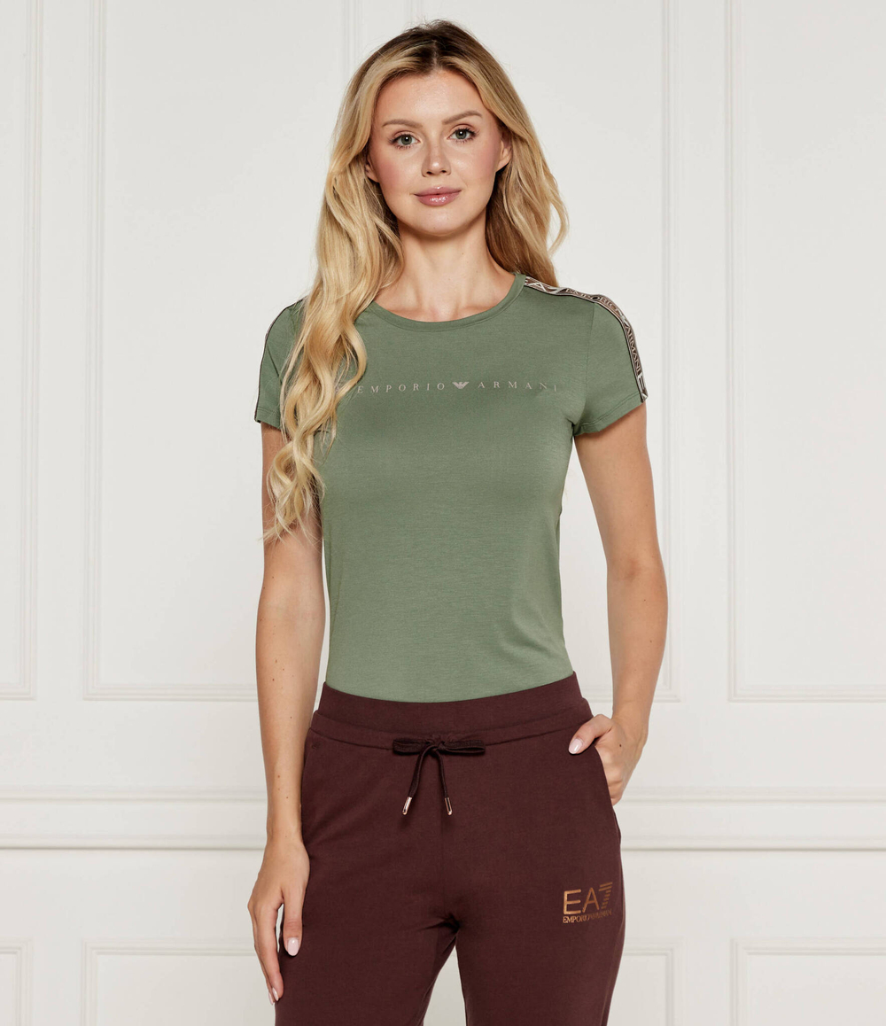 Футболка EA7 - зеленый(6DTT03 TJKUZ)