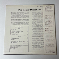 Винтажная виниловая пластинка LP The Kenny Burrell Trio A Night At The Vanguard (Japan 1975) (Promo)