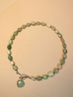 Колье из амазонита «Сердце Амазонии»