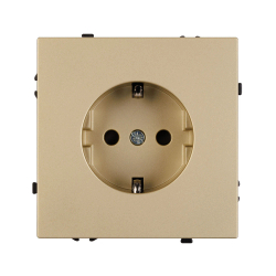 Механизм электрической розетки SCT-NOBE-MEU1-SFPL-GD (230V, 16A) (Arlight, -) 054278