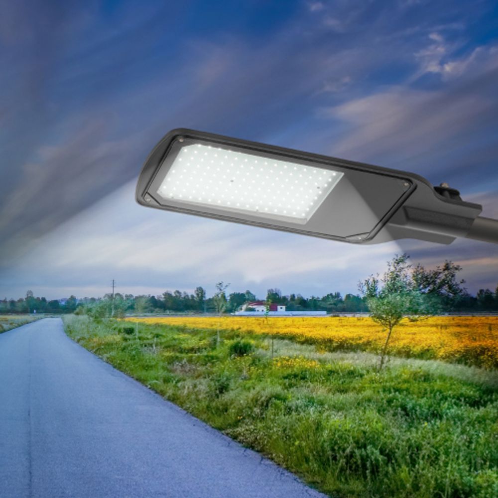 Светильник уличный светодиодный ЭРА SPP-504-0-50K-100 100Вт 5000К IP65 КСС Д консольный | Уличные консольные светильники