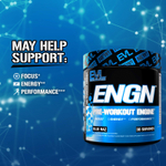 EVLution Nutrition, ENGN, Pre-Workout Engine, Blue Raz, 312 г (11 унций)