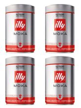 Кофе молотый ILLY MOKA средняя обжарка 250 г x 4 шт